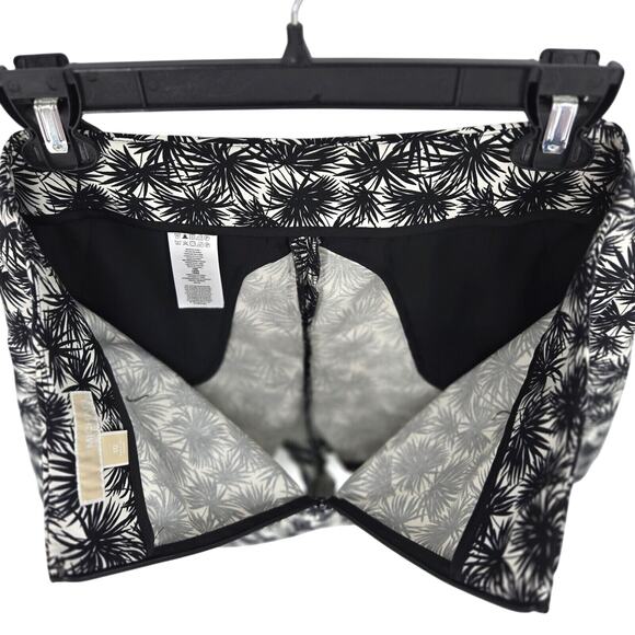 Michael Kors Shorts Womens 10 White Black Stretch Skort Back Zip Tenniscore - Picture 8 of 9